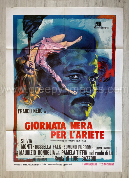 Der schwarze Tag des Widders / The Fifth Cord / Giornata nera per l‘ariete - Italienisches Due-Fogli (2F)